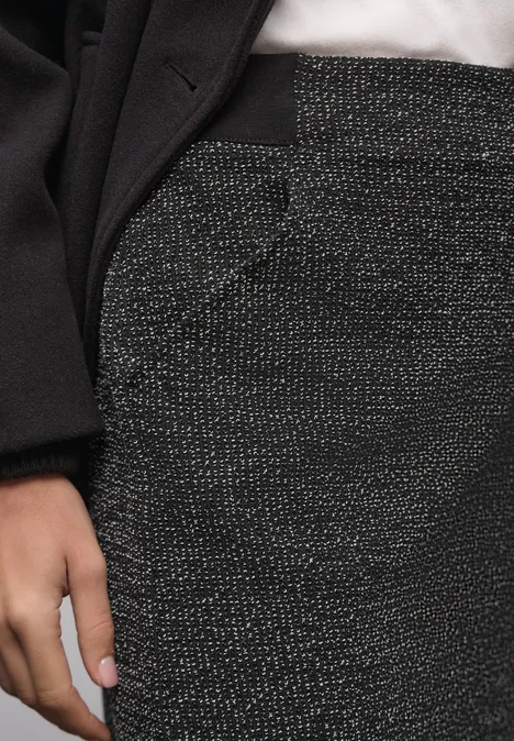 Bouclé rok Black Bouclé rok Black