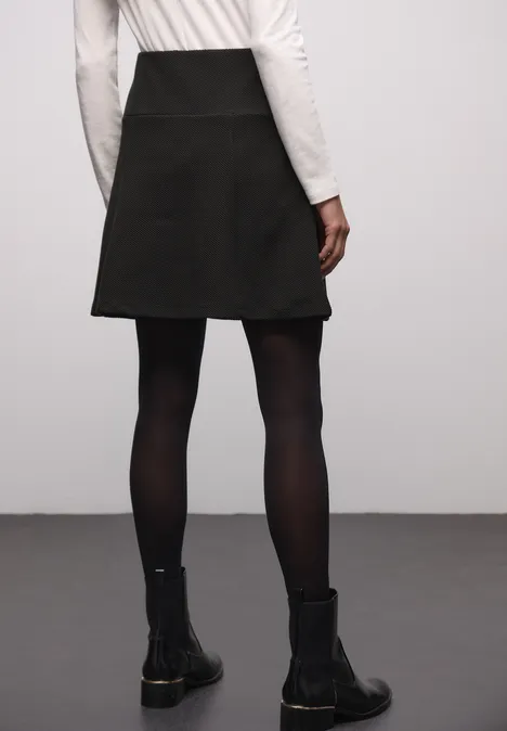 Jupe avec structure Black