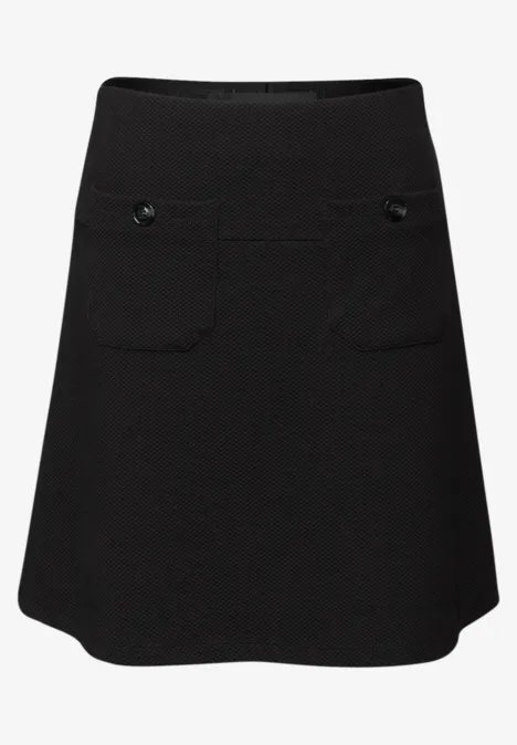 Jupe avec structure Black