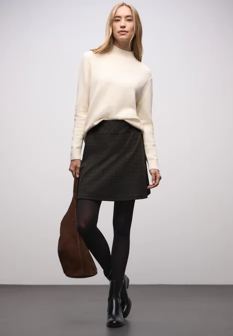 Geruite rok Black Geruite rok Black