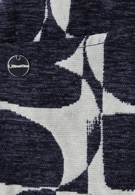 Jupe à motifs shadowed navy