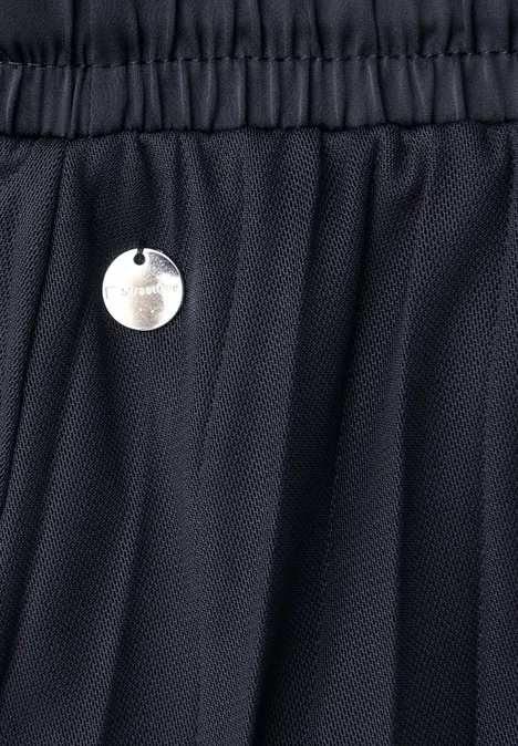 Jupe midi en mesh à structure plissée shadowed navy Jupe midi en mesh à structure plissée shadowed navy