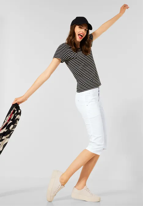 Casual-fit bermuda White Casual-fit bermuda White