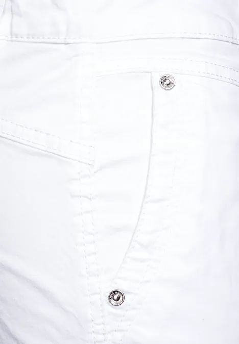 Casual-fit bermuda White Casual-fit bermuda White