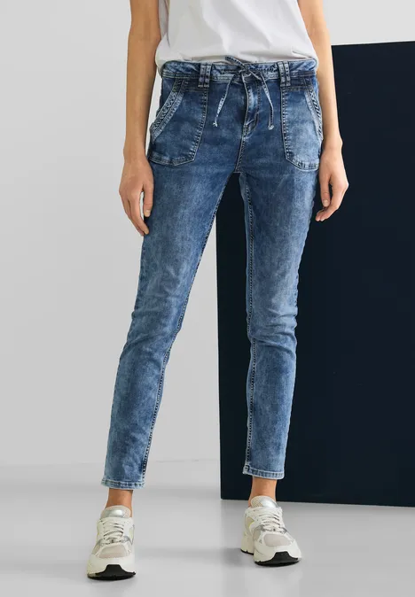 Loose Fit Jeans blue random wash