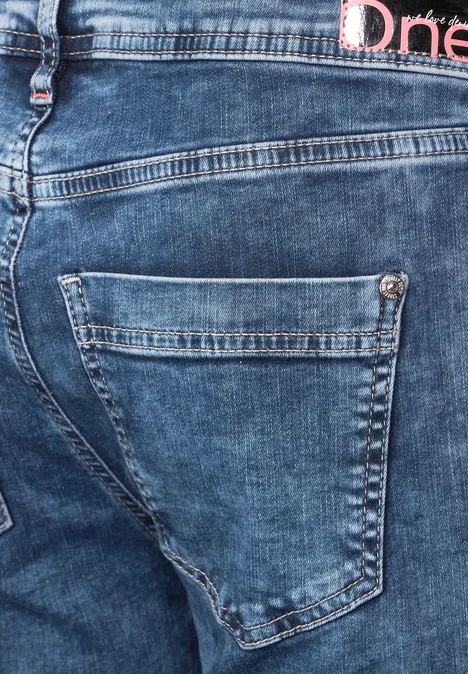 Loose Fit Jeans blue random wash