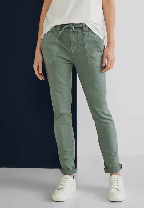 Loose Fit Jeans light soft olive washed