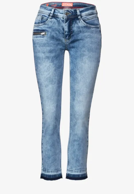 Casual Fit Jeans authentic blue random wash