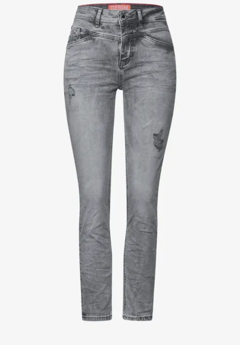 Graue Casual Fit Jeans authentic grey wash