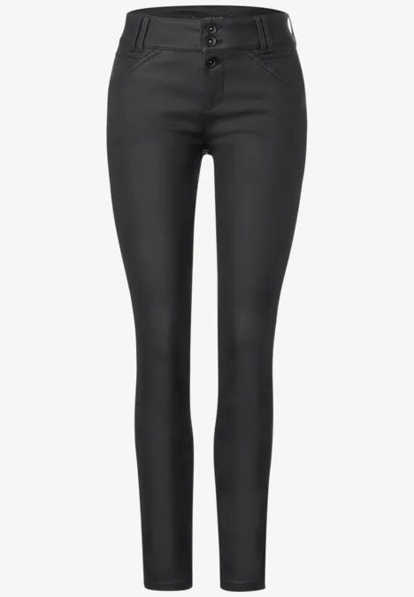 Coating Slim Fit Hose Black
