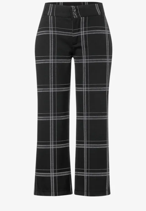 Pantalon culotte coupe ample Black