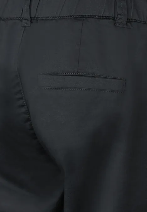 Casual Fit Chinohose dark stone grey
