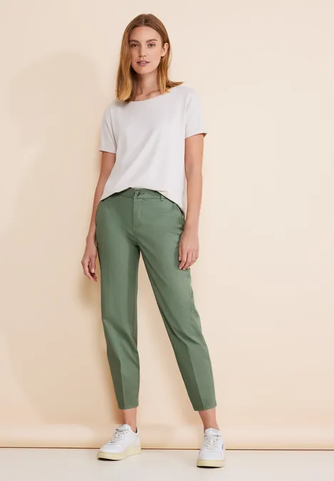 Casual Fit Chinohose dry salvia green