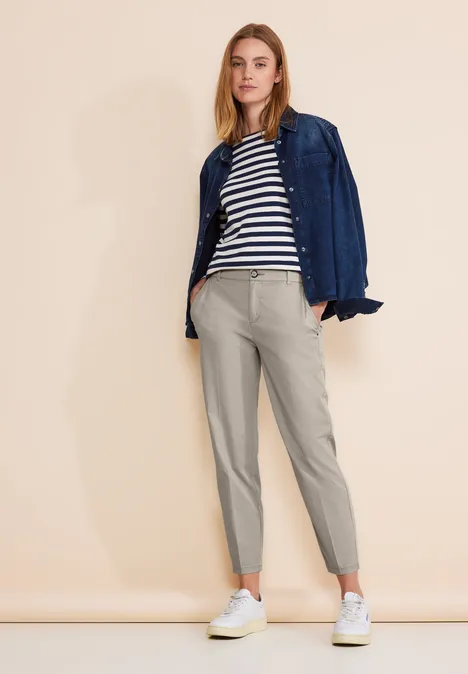 Casual Fit Chinohose dolomite stone