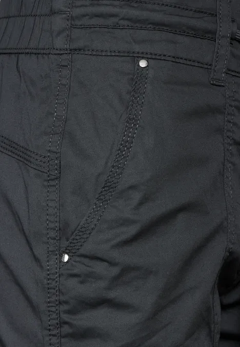 Papertouch broek dark stone grey
