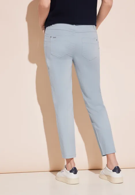 7/8 Satin Hose icy blue