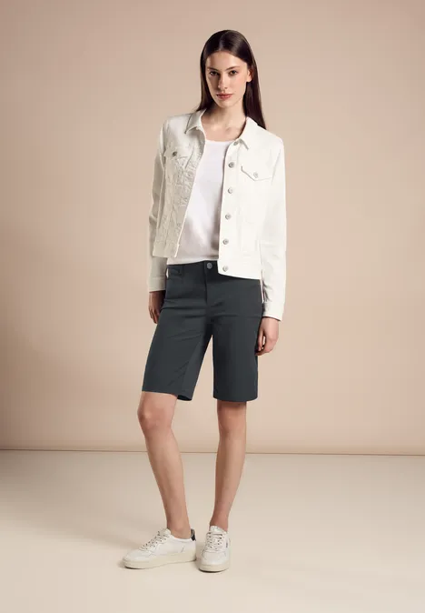 Bermudashort dark stone grey