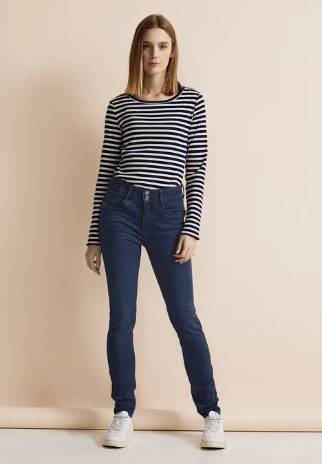 Free to move Jeans dark blue soft washed