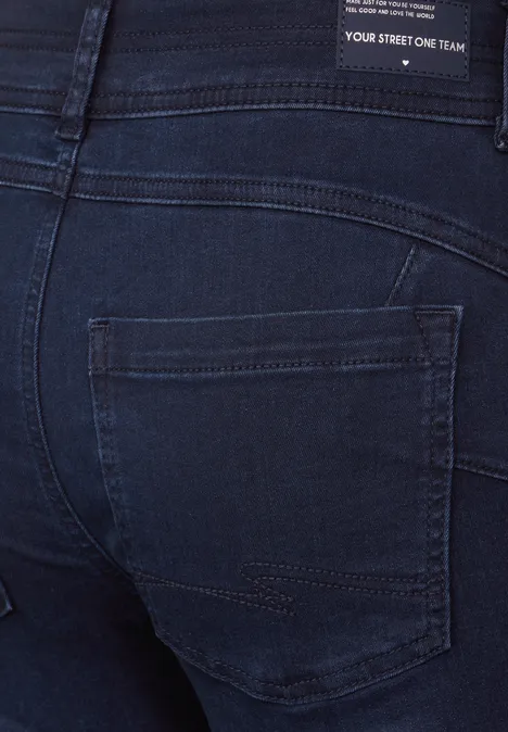 Free to move Jeans dark blue soft washed