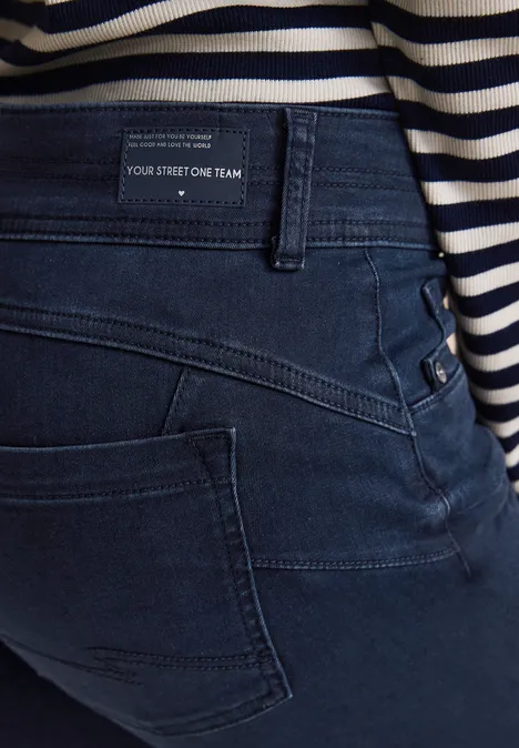 Free to move Jeans dark blue soft washed