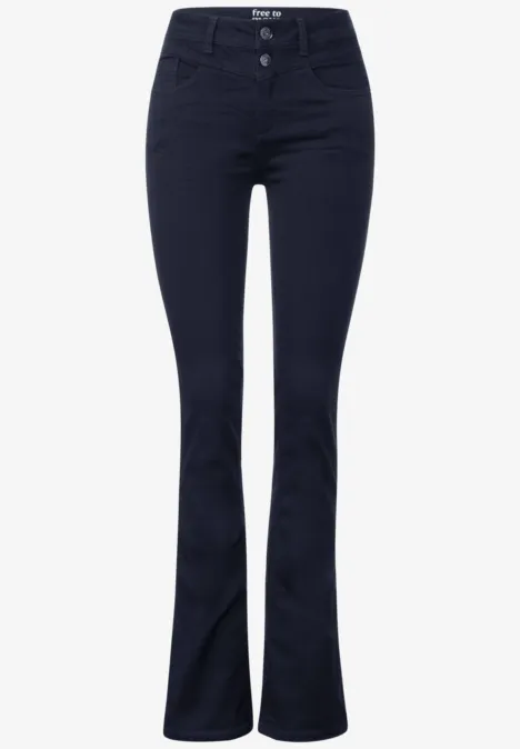 Slim Fit Bootcut Jeans midnight blue