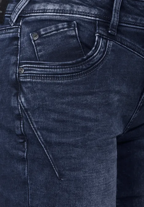 Casual Fit Jeans indigo knit washed