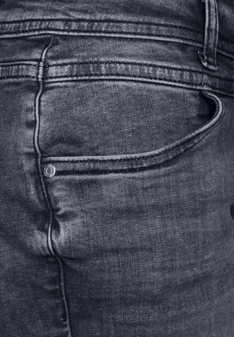 Graue Casual Fit Jeans authentic grey wash