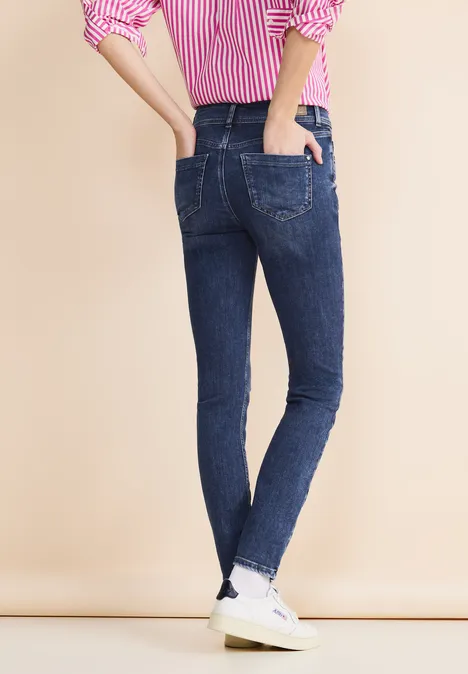 Slim Fit indigo Jeans brilliant indigo random wash