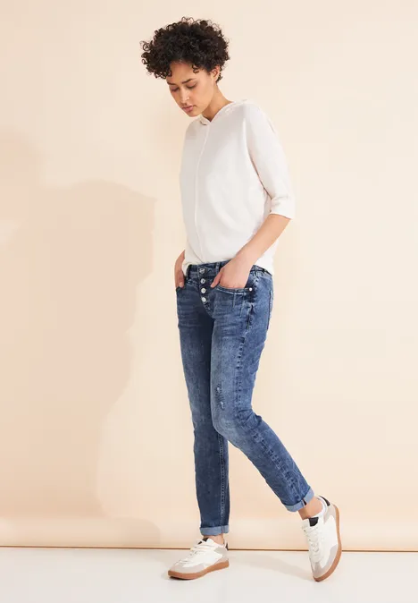 Casual fit jeans heavy indigo wash