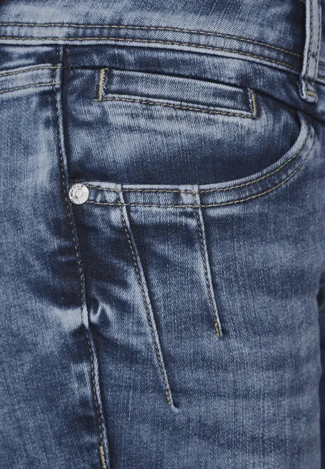 Casual fit jeans heavy indigo wash