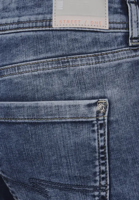 Casual fit jeans heavy indigo wash