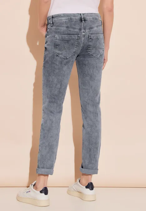 Jeans Low Waist heavy grey washed