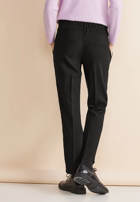 Loose fit broek Black