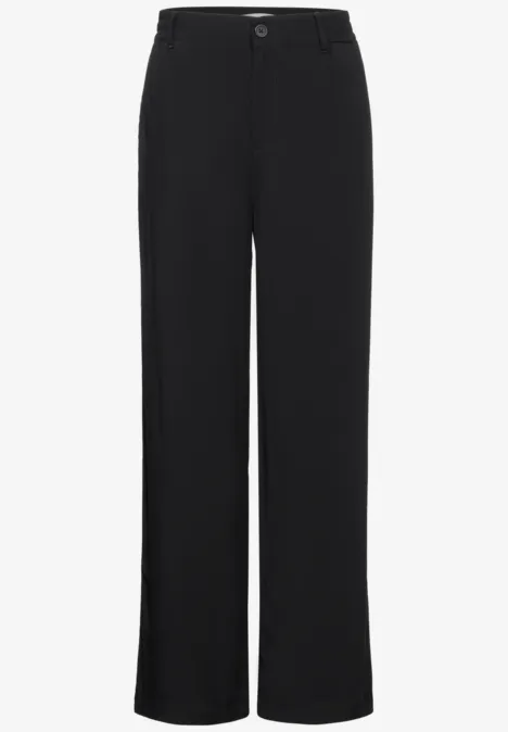 Leichte Viskosehose Black