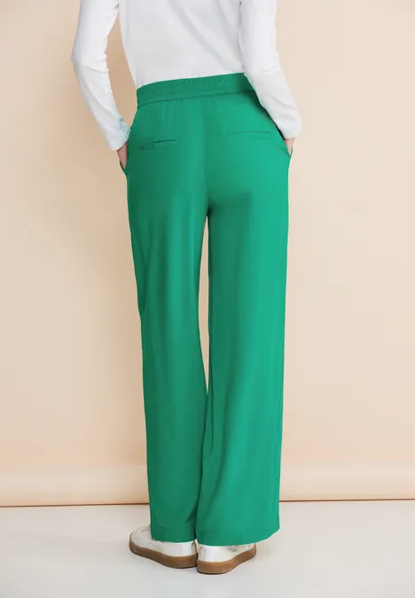 Leichte Viskosehose fresh spring green