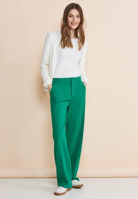 Leichte Viskosehose fresh spring green