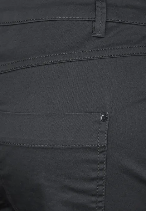 Casual Fit Twill Hose dark stone grey