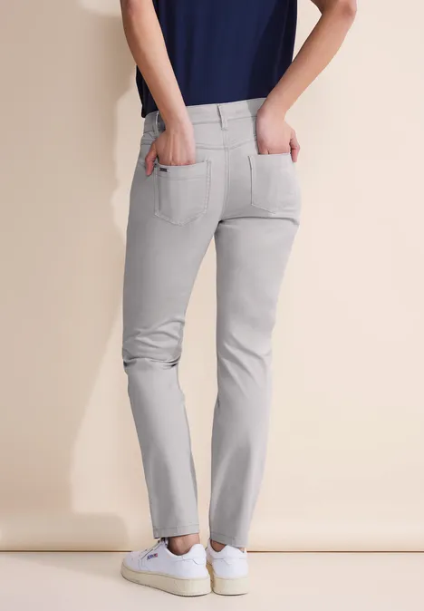 Casual Fit Hose chalk grey