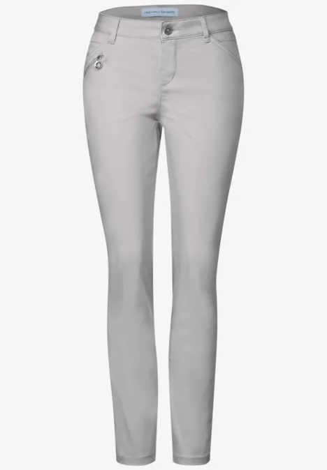 Casual Fit Hose chalk grey