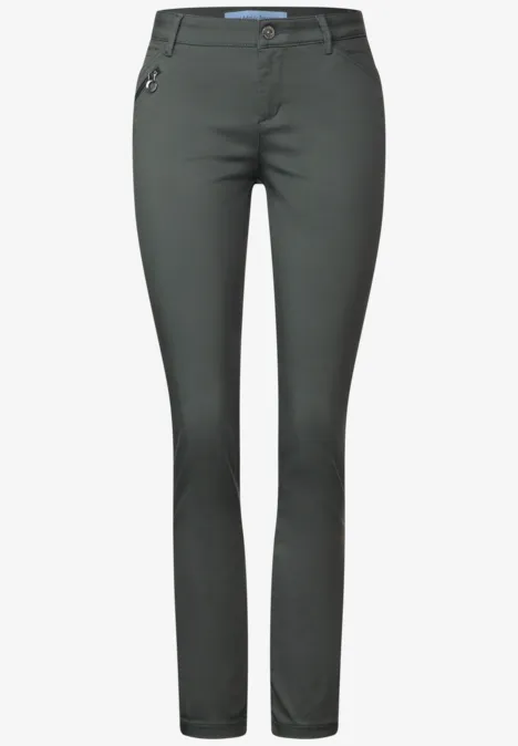 Casual Fit Hose marshy green