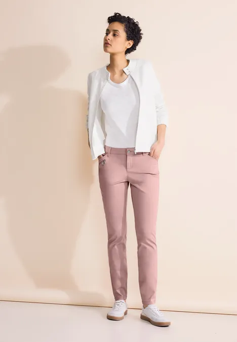Casual Fit Hose dessert rose