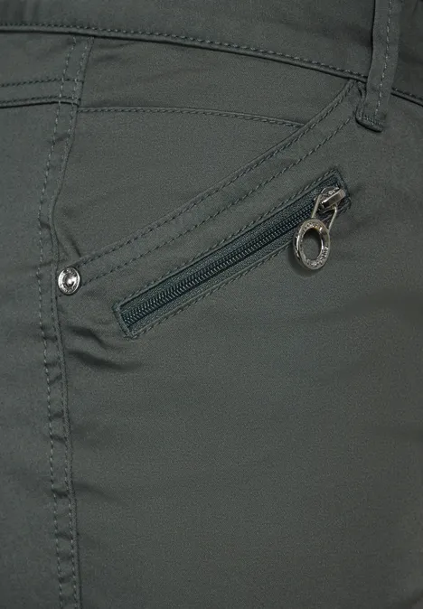 3/4 Hose mit Zipper marshy green