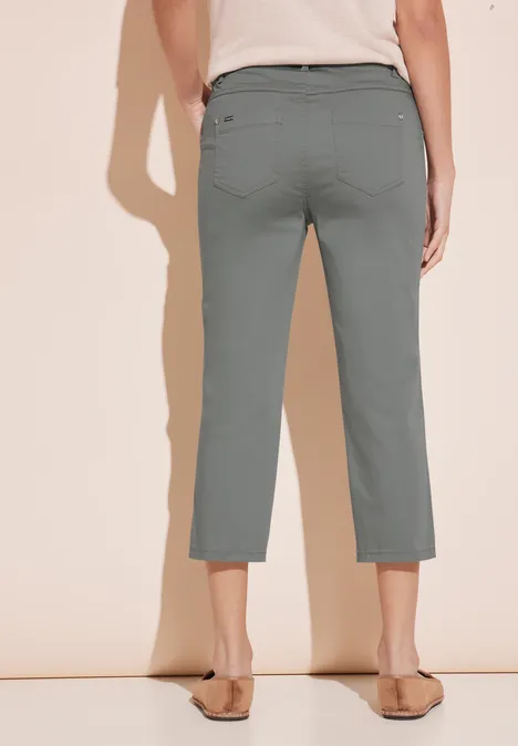 3/4 Hose mit Zipper light mud green