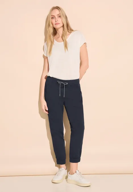 Leichte Sommer Hose deep blue