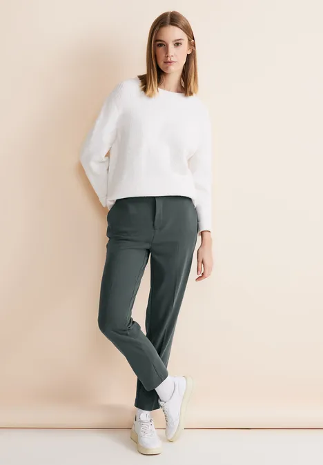 Casual Fit Chinohose marshy green
