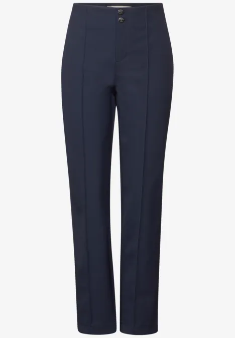 Casual fit broek deep blue