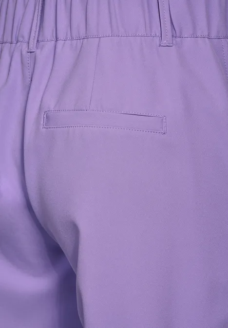 Casual Fit Hose shiny lilac