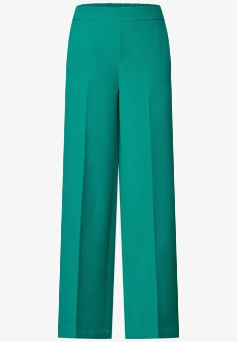 Loose Fit Twill Hose intense aqua