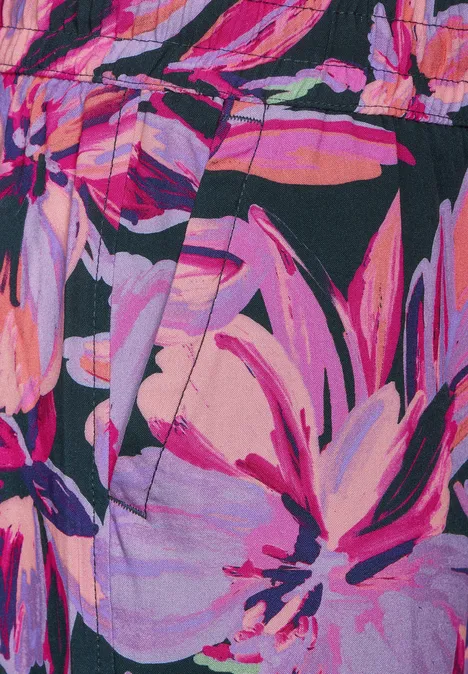 Wide Legs Print Hose magnolia pink