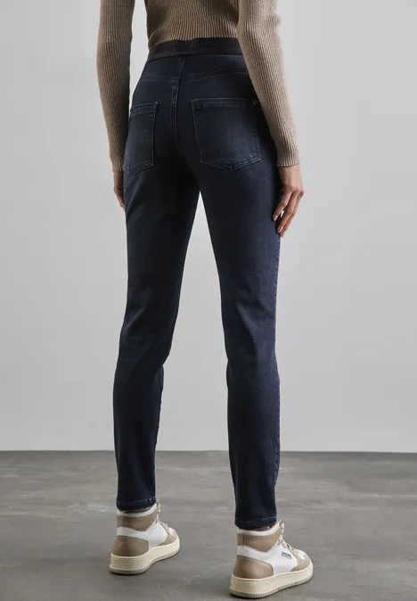 Thermo-Jeggings slightly washed indigo